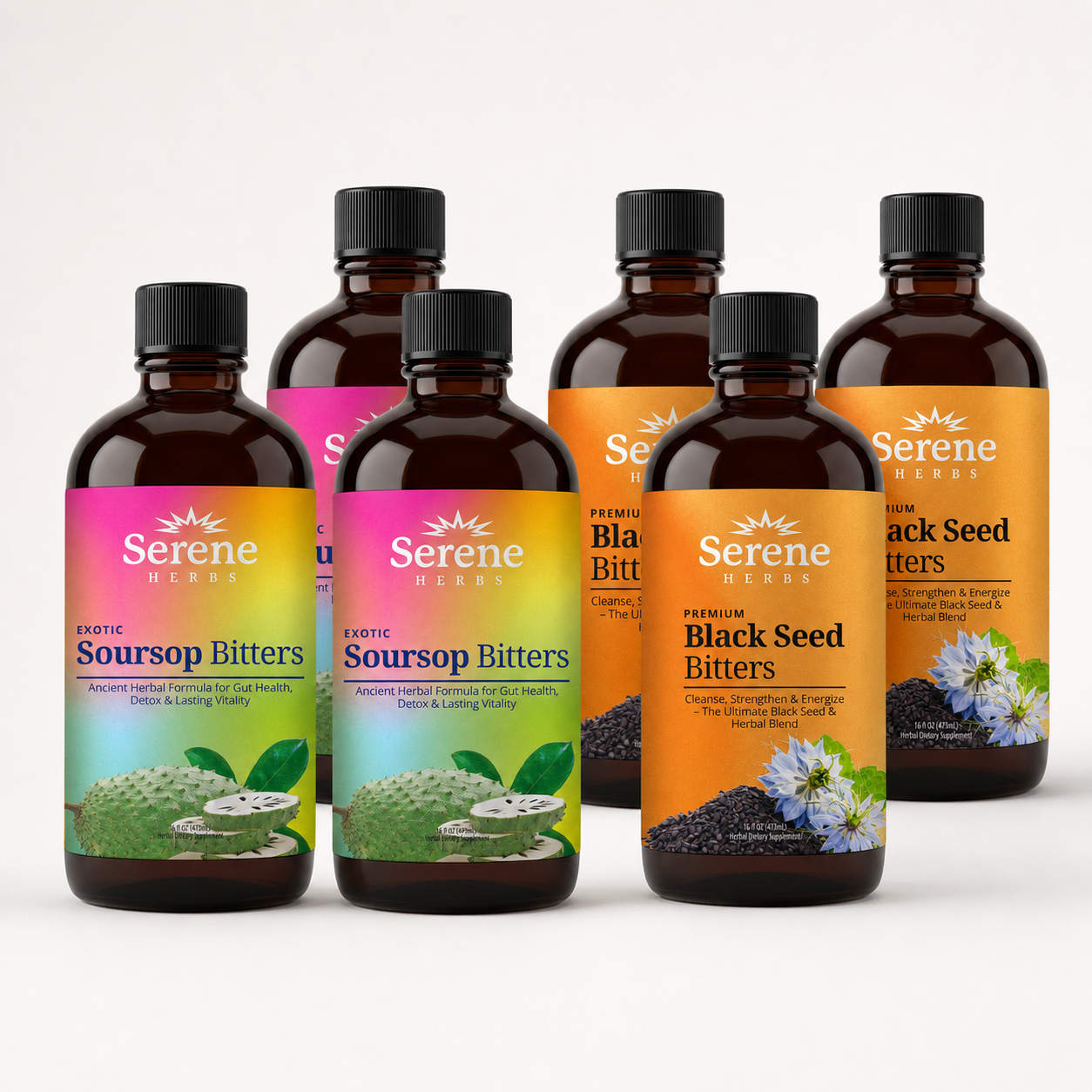 Soursop Bitters & Black Seed Bitters Bundle
