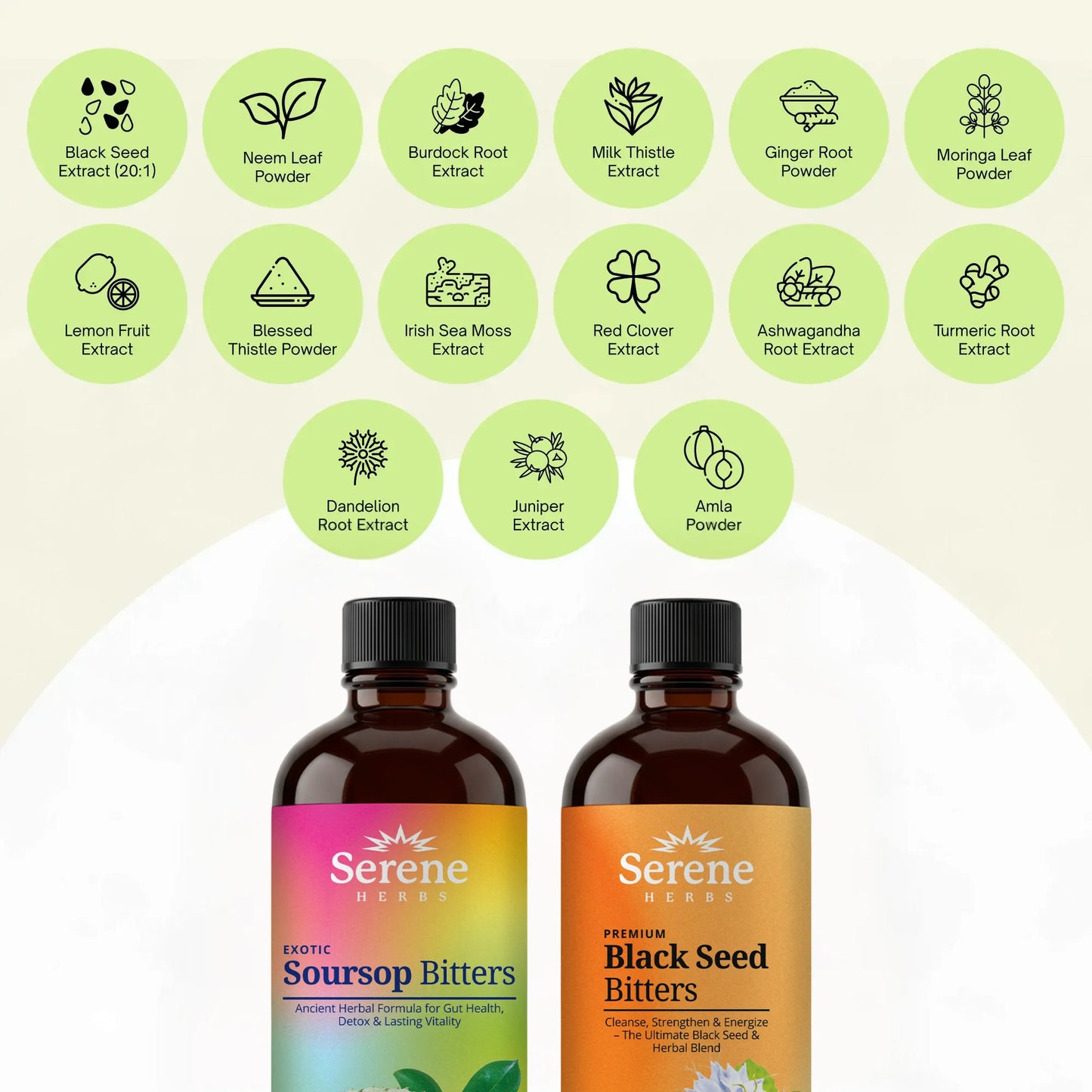Soursop Bitters & Black Seed Bitters Bundle