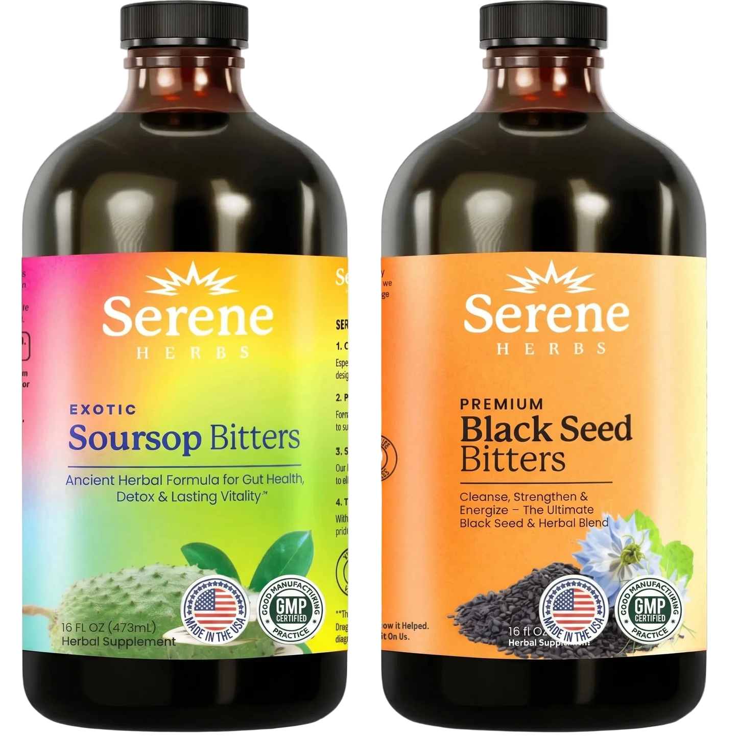 Soursop Bitters & Black Seed Bitters Bundle